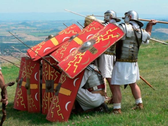 reconstitution Guerre des Gaules à Gergovie - Séjour Gaulois et gallo-romains |Élément Terre