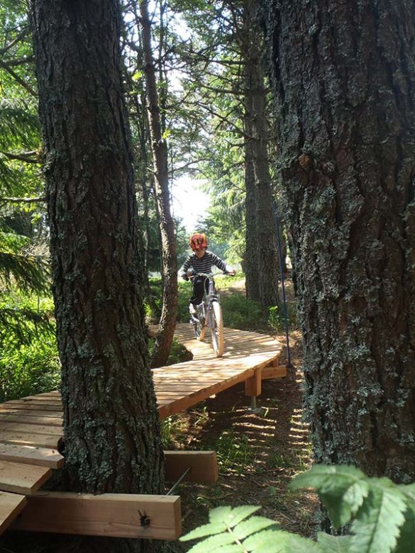 VTT dans la chaîne des Puys avec Élément Terre